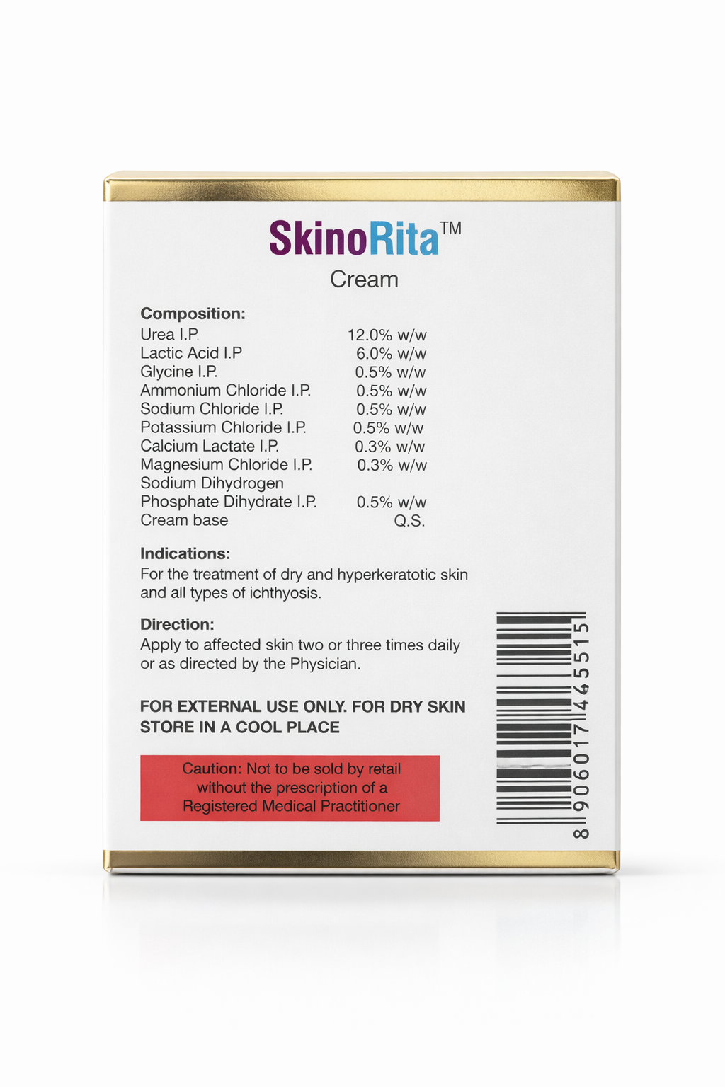 skinorita cream 100g (pack of 2) | urea cream with natural moisturizing factors | deep hydration & dry skin repair