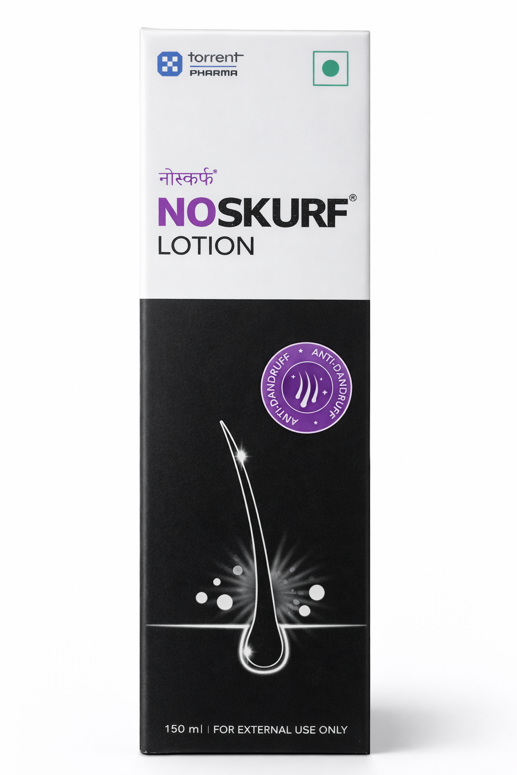 noskurf lotion – anti-dandruff & scalp care formula with climbazole & zinc pyrithione (100 ml)