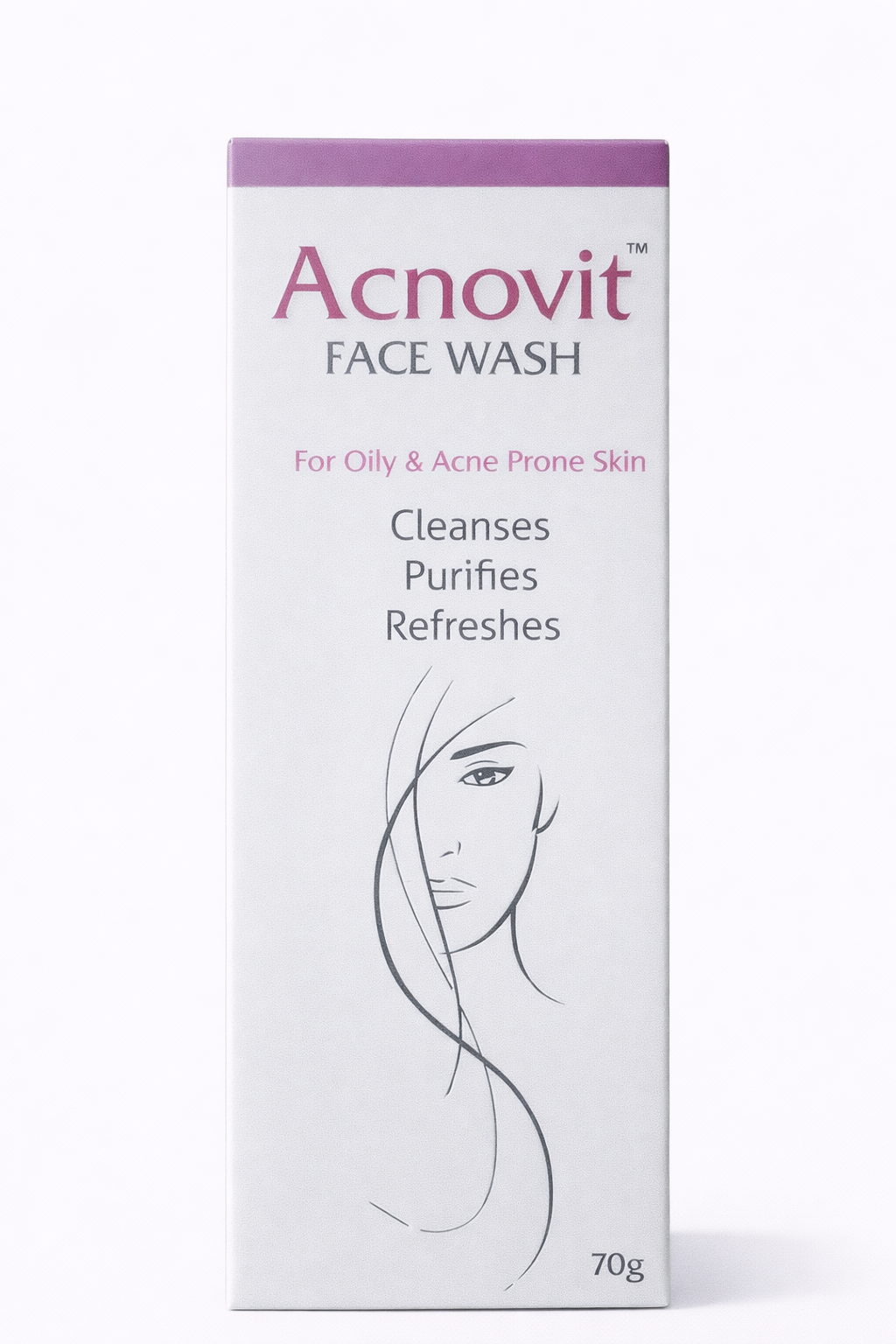 acnovit face wash for oily & acne-prone skin – 70g | cleanses, purifies & refreshes
