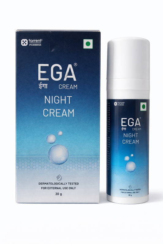 EGA Night Cream – MultiSal Retinol Technology | Minimizes Wrinkles & Age Spots | 30g