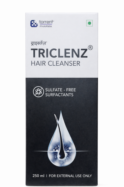 TRICLENZ Hair Cleanser – Sulfate-Free Gentle Hair Wash with Niacinamide (250 ml)
