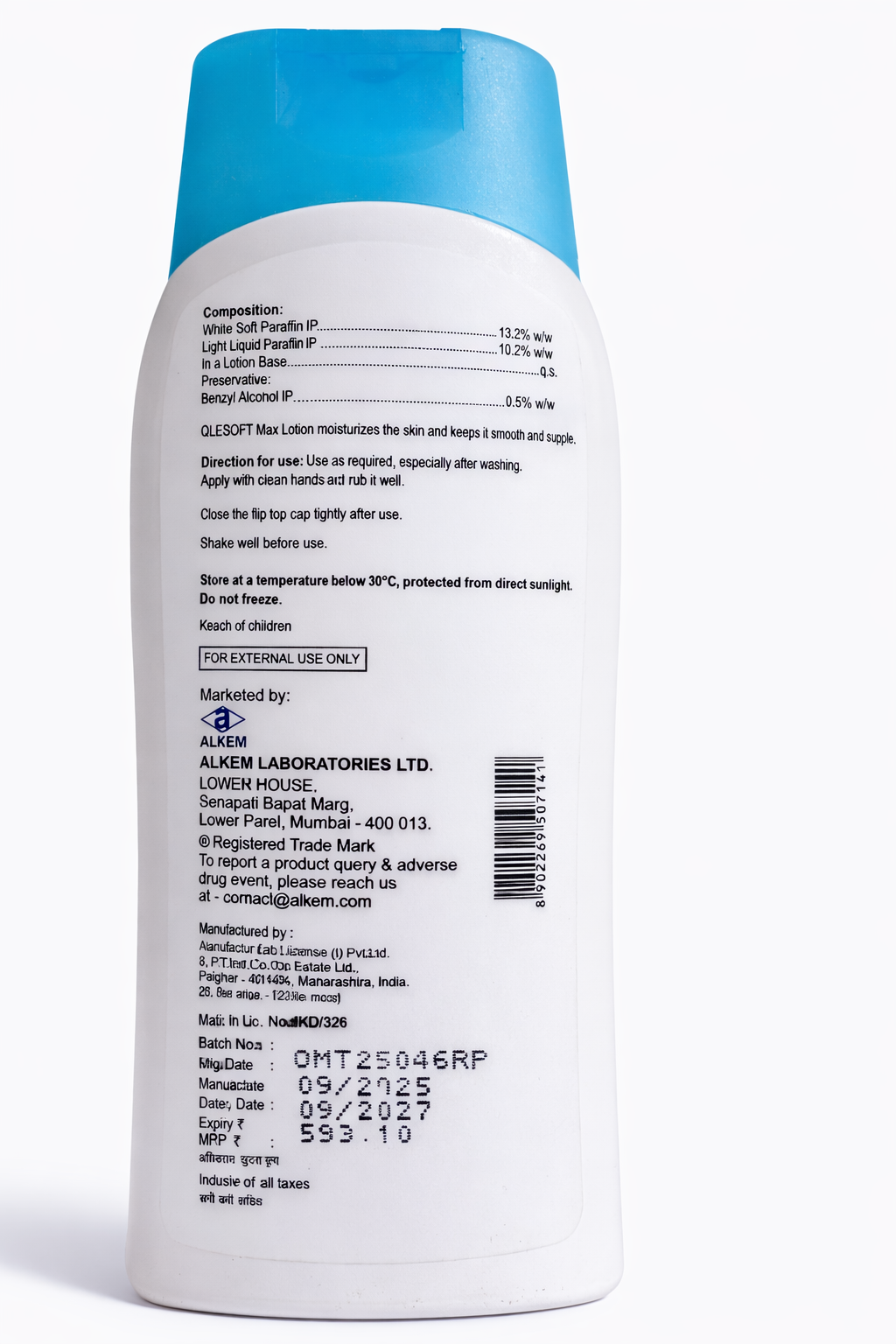 olesoft max lotion – intense moisturiser