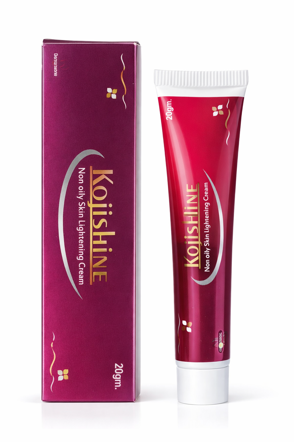 kojishine non-oily skin lightening cream with kojic acid, arbutin & niacinamide – 20gm
