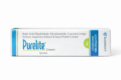Purelite Skin Brightening Cream | Kojic Acid, Niacinamide & Herbal Extracts | 15g