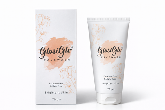Glasiglo Face Wash with Vitamin C – Brightening & Deep Cleansing Formula | Paraben & Sulphate Free | 70g