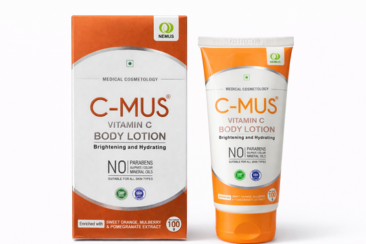 C-MUS Vitamin C Body Lotion | Brightening & Hydrating | Paraben-Free | 100g / 250g