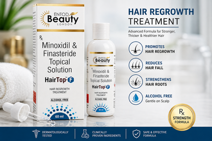HairTop-F Minoxidil & Finasteride Topical Solution – Alcohol-Free (60 ml)