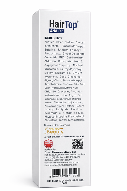 HairTop™ Add On Hair Strengthening Shampoo – Sulphate & Paraben Free