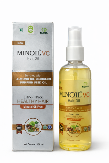 MINOIL VC Hair Oil – With Virgin Coconut, Almond & Jojoba Oils (100 ml)