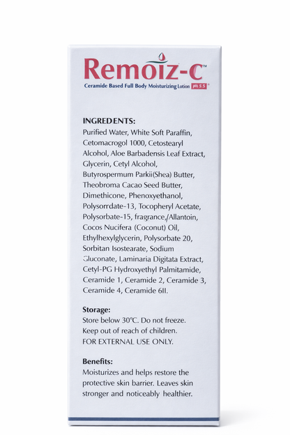Remoiz-C Ceramide-Based Full Body Moisturizing Lotion | 100ml