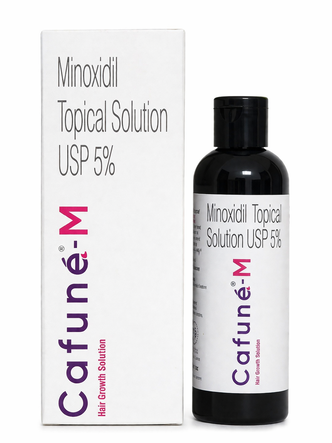 cafuné-m minoxidil topical solution usp 5% | hair growth treatment for hair fall & thinning | 60ml