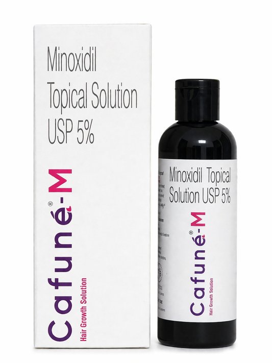Cafuné-M Minoxidil Topical Solution USP 5% | Hair Growth Treatment for Hair Fall & Thinning | 60ml