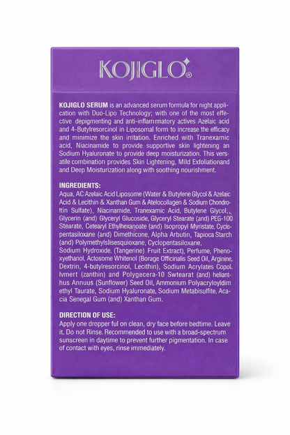 Kojiglo Depigmenting Serum with Duo-Lipo Technology | 30ml
