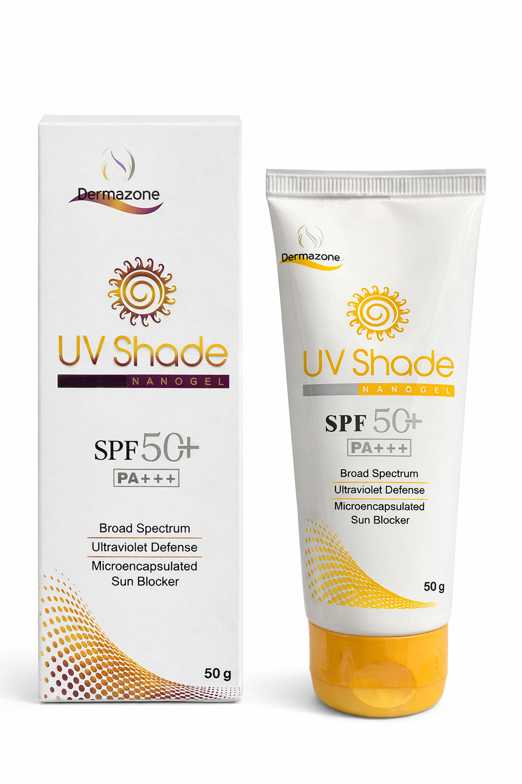 uv shade spf 50+ pa+++ sunscreen gel – 50g