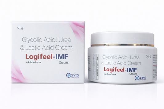 Logifeel-IMF Cream | Glycolic Acid 6% + Urea 20% + Lactic Acid 5% | 50g