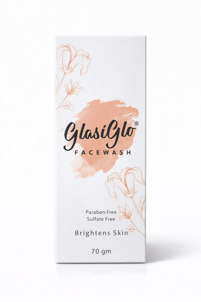 Glasiglo Face Wash with Vitamin C – Brightening & Deep Cleansing Formula | Paraben & Sulphate Free | 70g