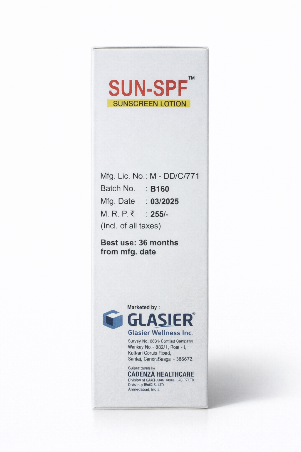sun-spf sunscreen lotion spf 30 | broad spectrum uva & uvb protection | water-resistant & non-greasy | 60ml
