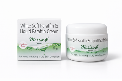 Morise-P Cream – 150g | Soothing Emollient for Dry, Itchy & Irritated Skin | Paraben-Free