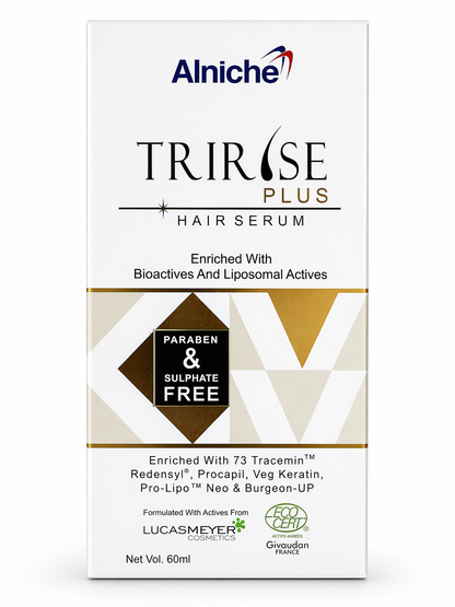 Tririse Plus Hair Serum | Redensyl, Procapil & Veg Keratin | Anti Hair Fall & Hair Growth Serum | Paraben & Sulphate Free | 60ml