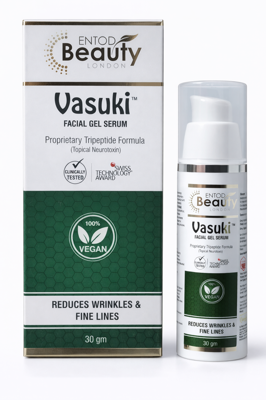 Vasuki™ Facial Gel Serum with Proprietary Tripeptide Formula | Anti-Wrinkle | 30g