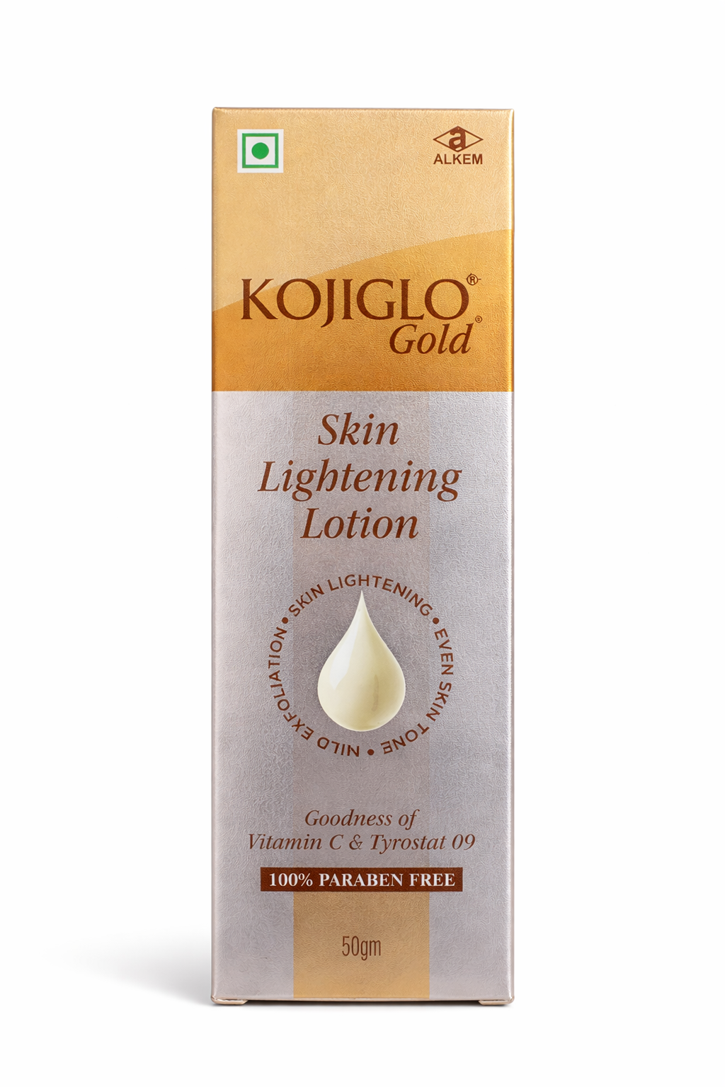 kojiglo gold – skin lightening & even tone lotion | 100% paraben-free | 100ml
