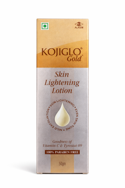 KOJIGLO Gold – Skin Lightening & Even Tone Lotion | 100% Paraben-Free | 100ml
