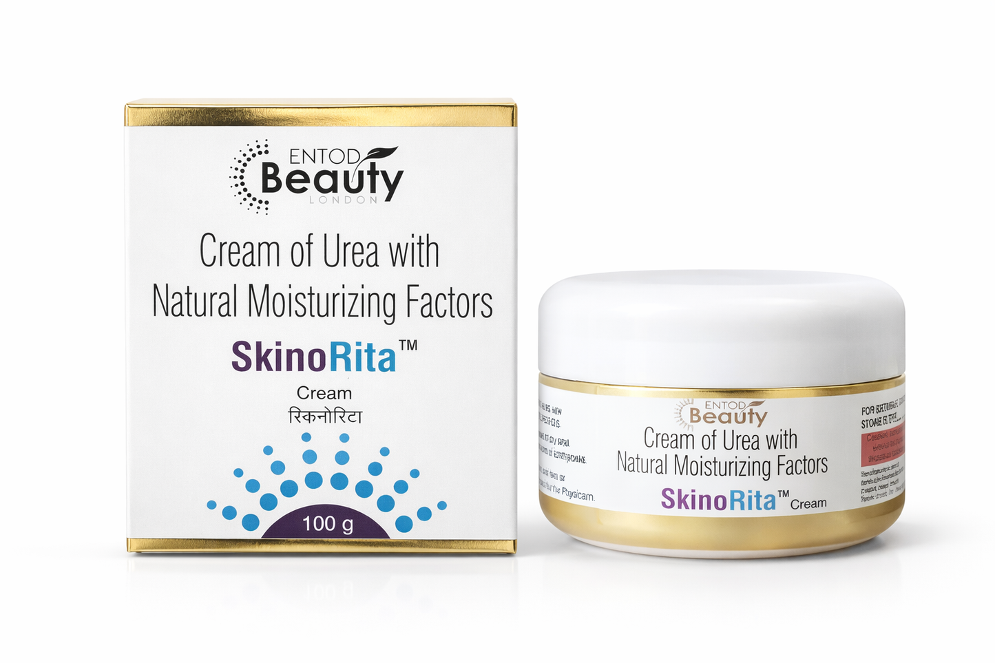 skinorita cream 100g (pack of 2) | urea cream with natural moisturizing factors | deep hydration & dry skin repair