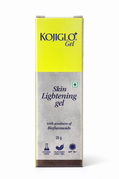 KOJIGLO Gel | Skin Lightening Gel with Kojic Acid, Arbutin & Pine Bark Extract | 20g