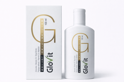 Glovit Moisturising Lotion – 100ml | Aloe Vera, Shea Butter & Vitamin E Lotion for Soft, Hydrated Skin