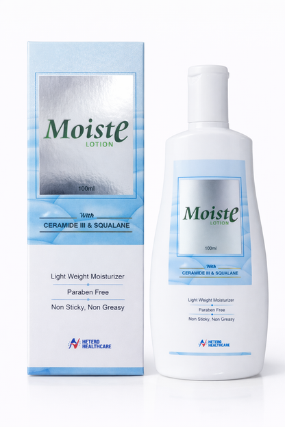 Moiste Lotion – Lightweight Moisturizer with Ceramide III & Squalane