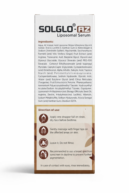 SOLGLO-AZ Liposomal Serum | Advanced Skin Brightening & Repair Serum