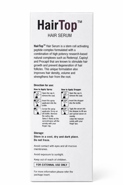 HairTop™ Hair Serum with Stem Cell Activating Peptide Complex | 60ml