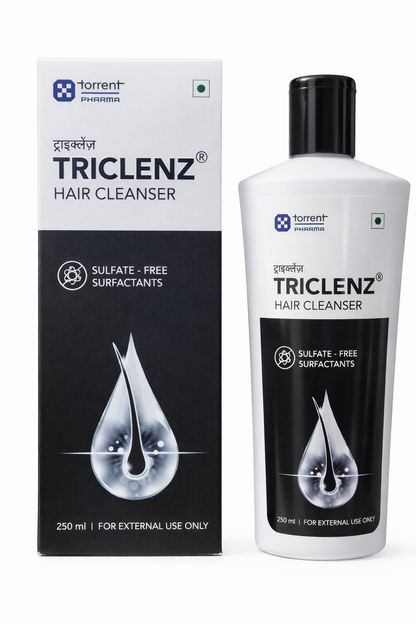 TRICLENZ Hair Cleanser – Sulfate-Free Gentle Hair Wash with Niacinamide (250 ml)