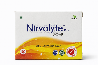 Nirvalyte Plus Skin Lightening Soap – Enriched with Glutathione, Kojic Acid & ALA – Pack of 3