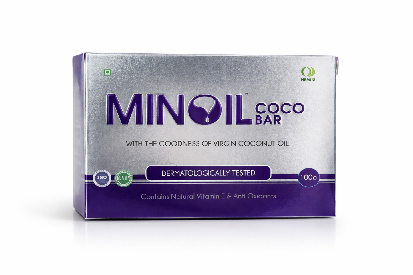 minoil coco bar – virgin coconut oil & vitamin e ( pack of - 3 )