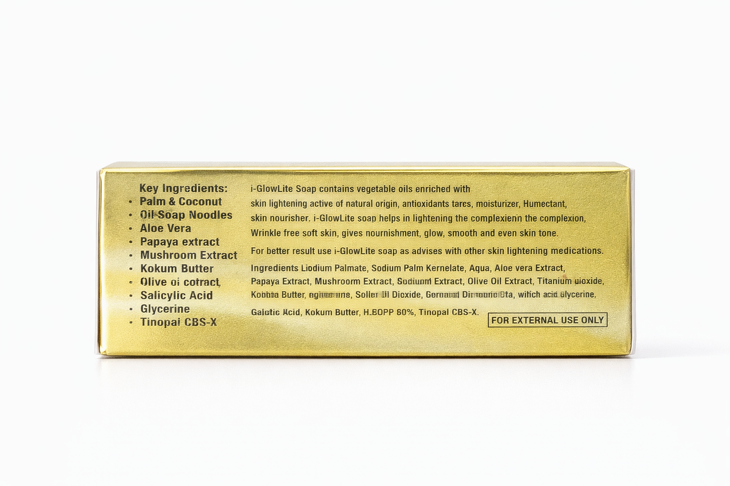 i-glow lite skin lightening & nourishing soap(pack of - 3) | with papaya, aloe vera & mushroom extract | for smooth, even-toned skin – 75g