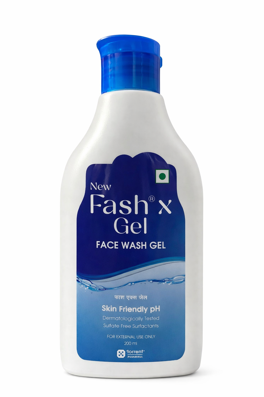 fash x gel face wash – gentle cleansing gel with sulfate-free surfactants