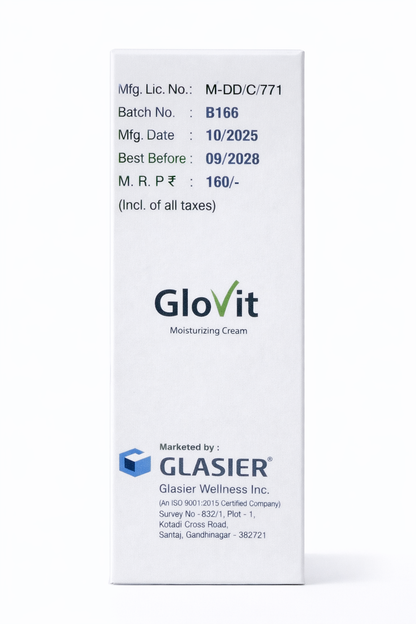 Glovit Moisturizing Cream – 60g | With Aloe Vera, Shea Butter, Papaya Extract & Vitamin E