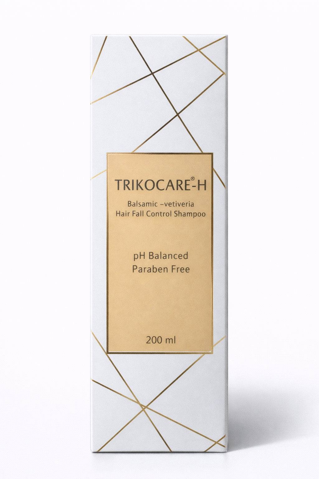 trikocare-h hair fall control shampoo with balsamic-vetiveria & aloe vera – 200ml | ph balanced & paraben-free