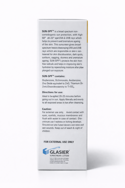 SUN-SPF Sunscreen Lotion SPF 30 | Broad Spectrum UVA & UVB Protection | Water-Resistant & Non-Greasy | 60ml