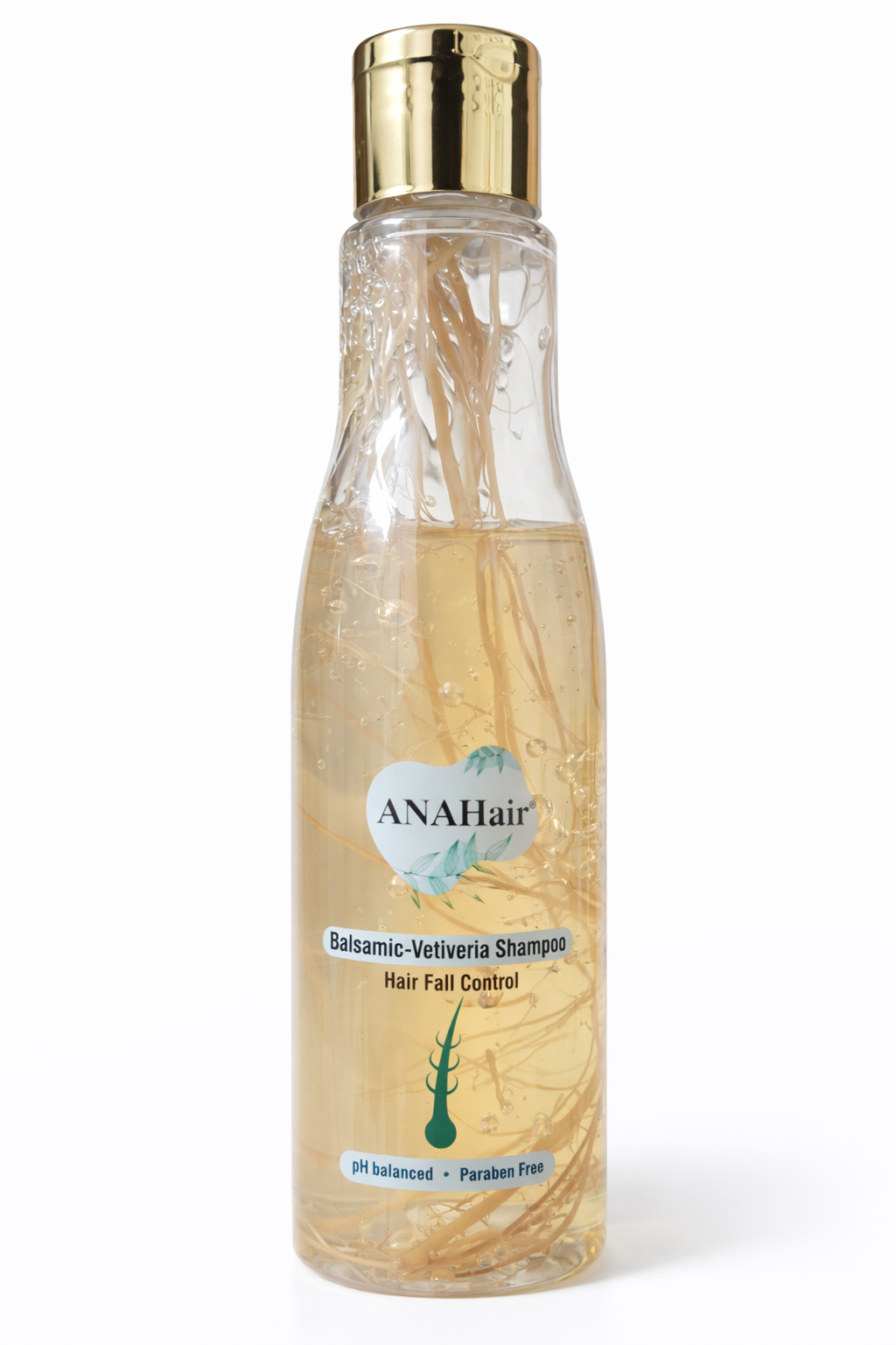 anahair balsamic-vetiveria shampoo – gentle daily cleanser with natural vetiver extract | ph balanced | 100ml