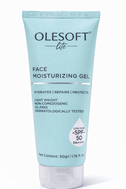 OLESOFT-lite Face Moisturizing Gel – SPF 50 PA++++ | Hydrates, Repairs & Protects