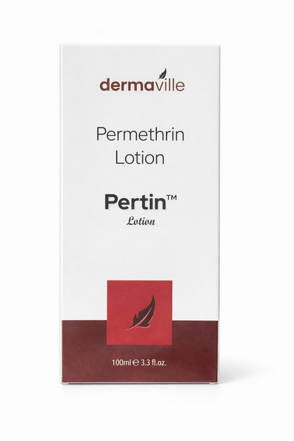 Permethrin Lotion 100ml – Anti-Scabies & Anti-Lice Treatment | Fast Relief | Pertin™ Lotion