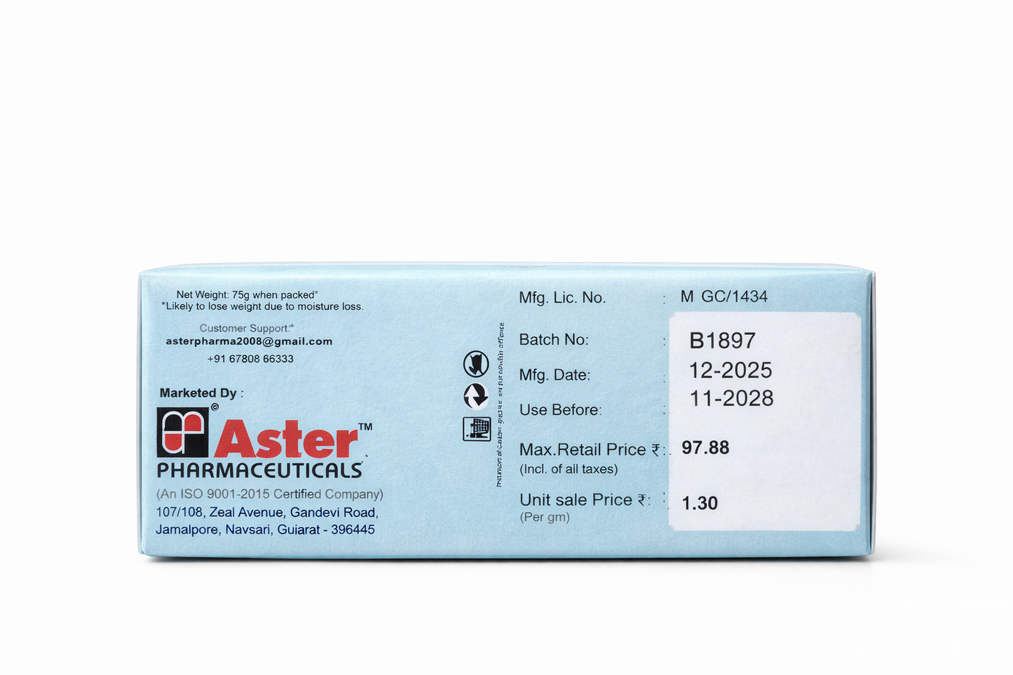 crely™ moisturizing soap – 75gm(pack of -3)