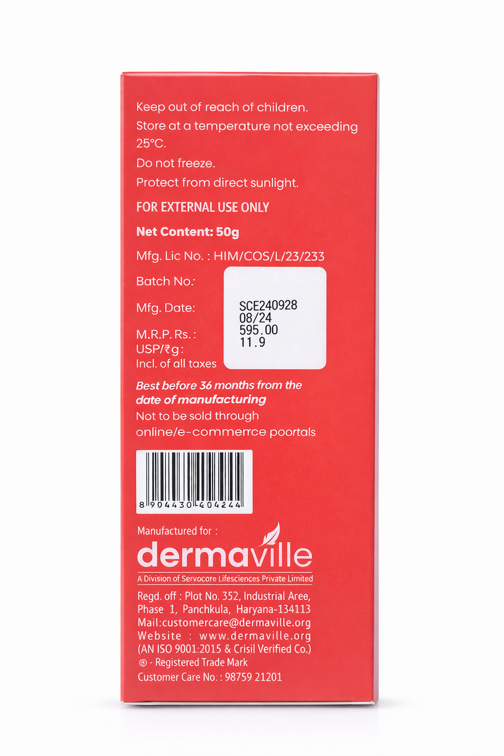 ascoglow™ dp radiance boosting cream with sabiwhite™, liposomal vitamin c, alpha arbutin & argireline