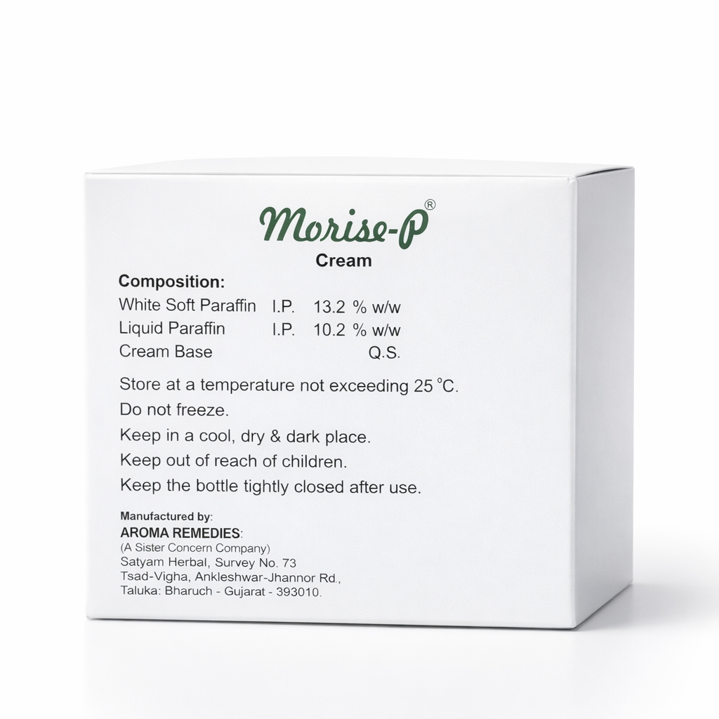 morise-p cream – 150g | soothing emollient for dry, itchy & irritated skin | paraben-free