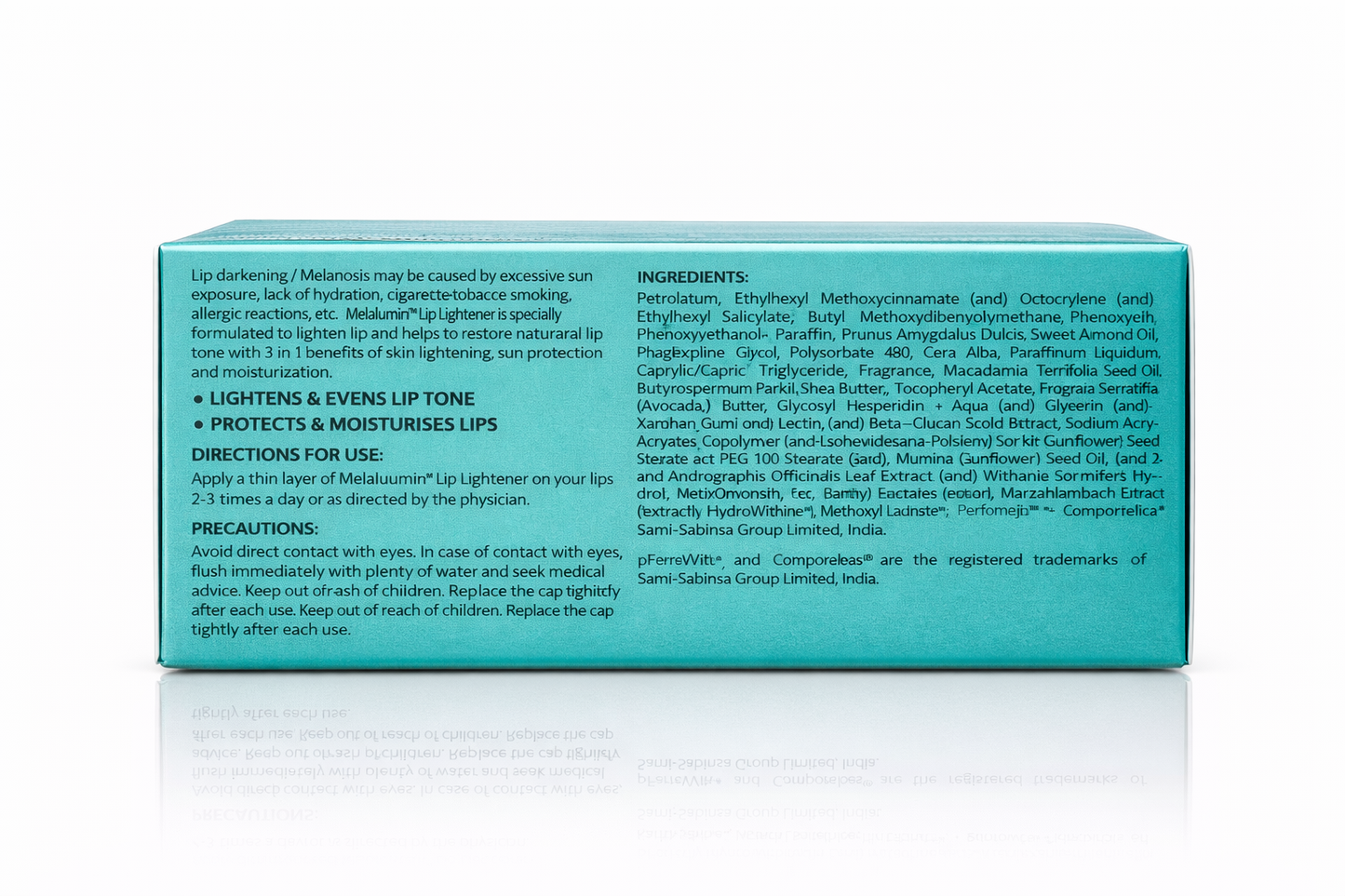 melalumin lip lightener – spf 15 lip pigmentation corrector (10g)