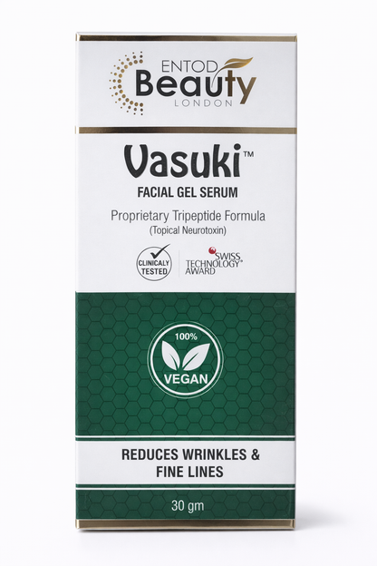 Vasuki™ Facial Gel Serum with Proprietary Tripeptide Formula | Anti-Wrinkle | 30g