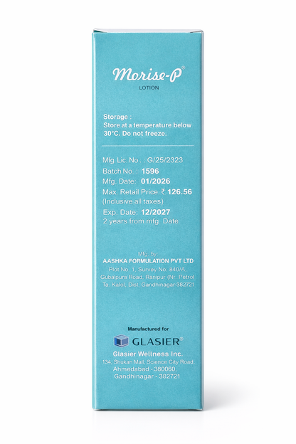 Morise-P Moisturising Lotion – White Soft Paraffin & Liquid Paraffin | 100ml | Intensive Hydration for Dry Skin