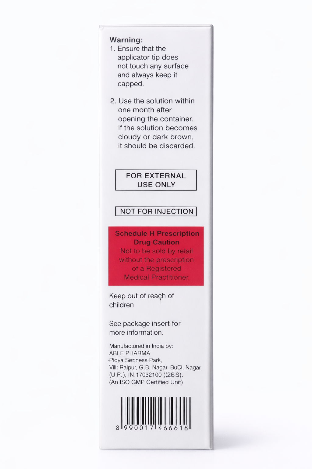 lash factor® – bimatoprost ophthalmic solution 0.03% w/v (2 ml)